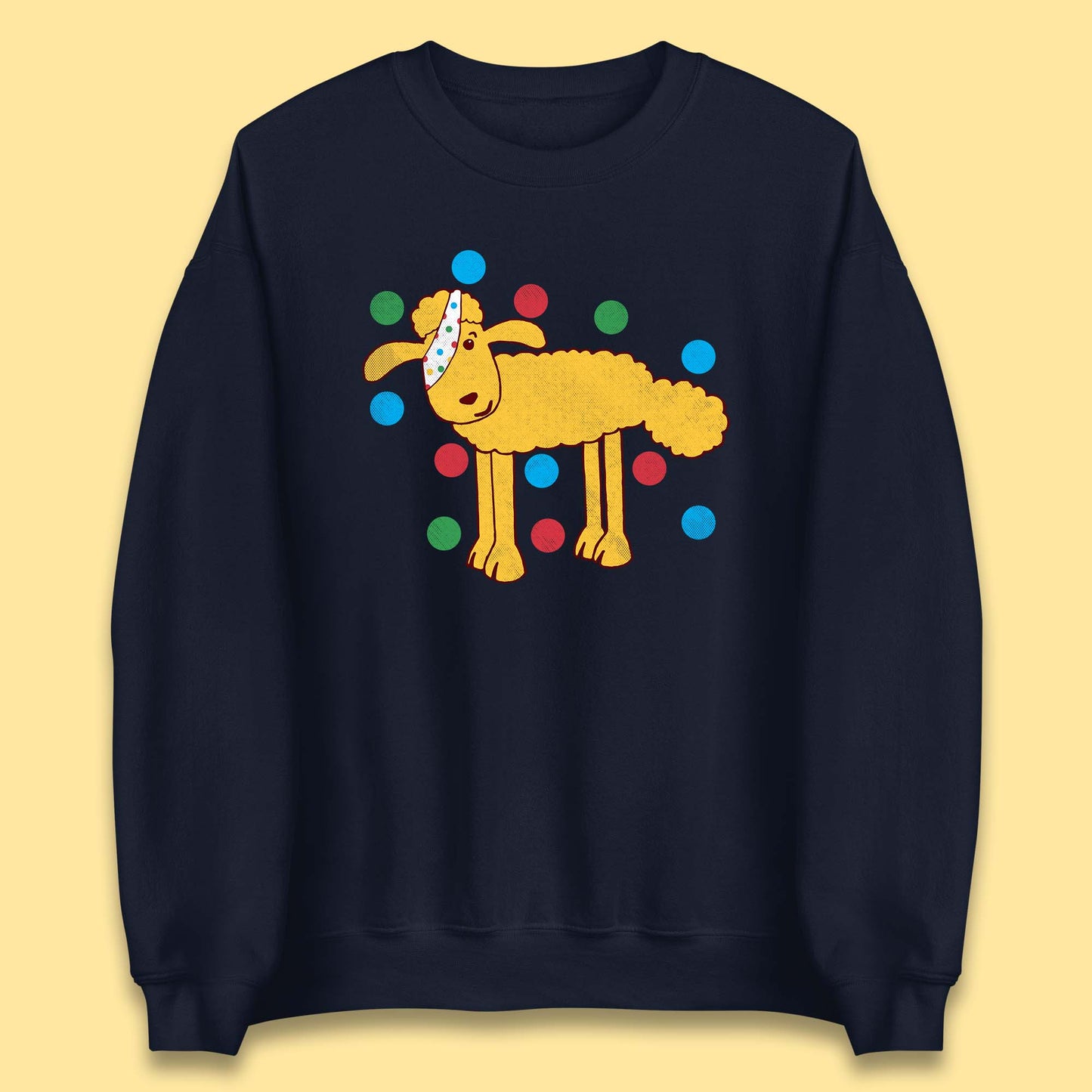 Spotty Pudsey Sheep Children In Need Dotty Spot Charity Raising Pudsey Sheep Unisex Sweatshirt