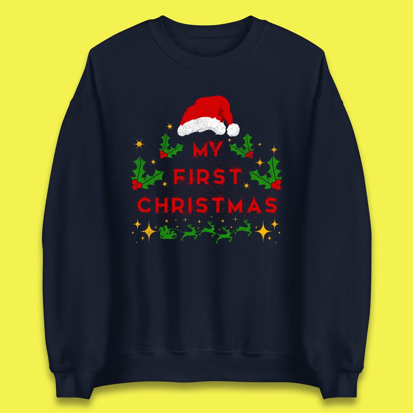 my first christmas winter sweater