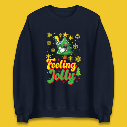 feeling jolly christmas beer sweatshirt