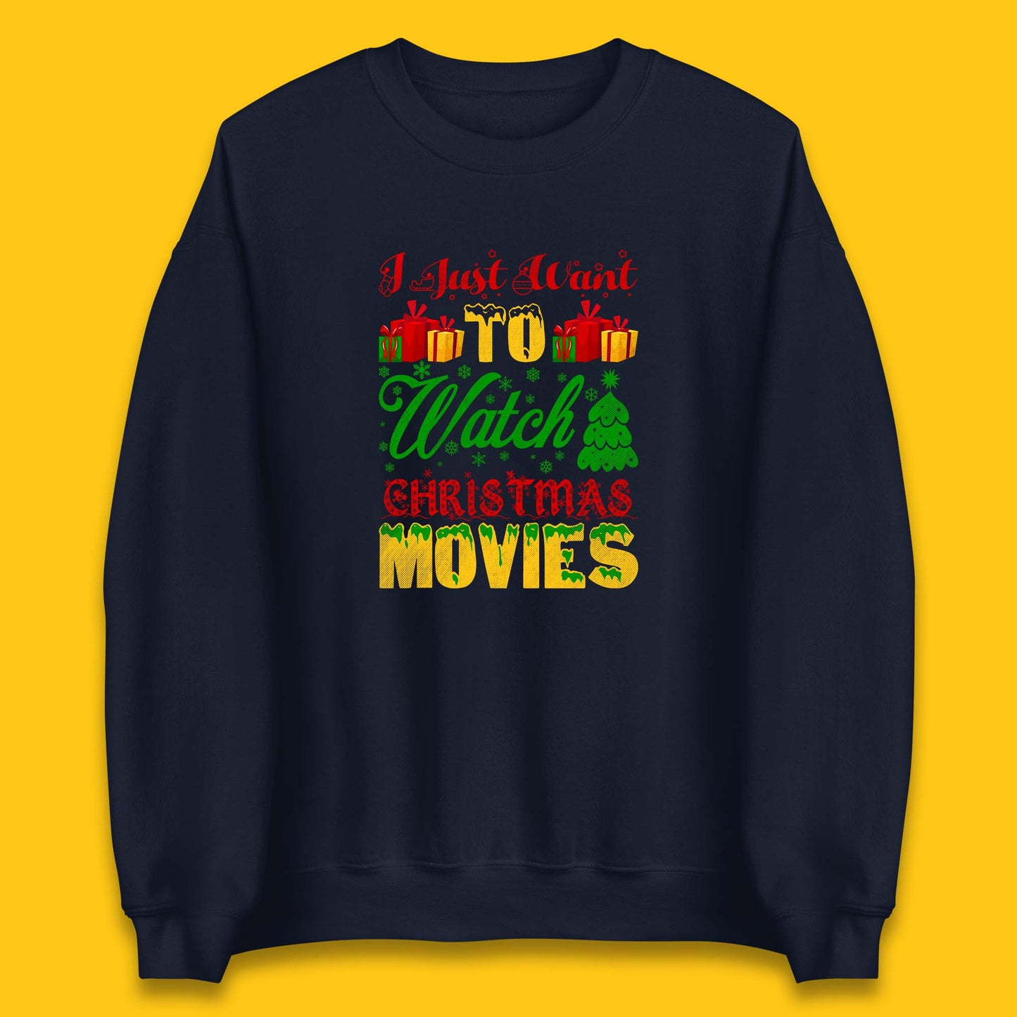 christmas movie sweatshirt