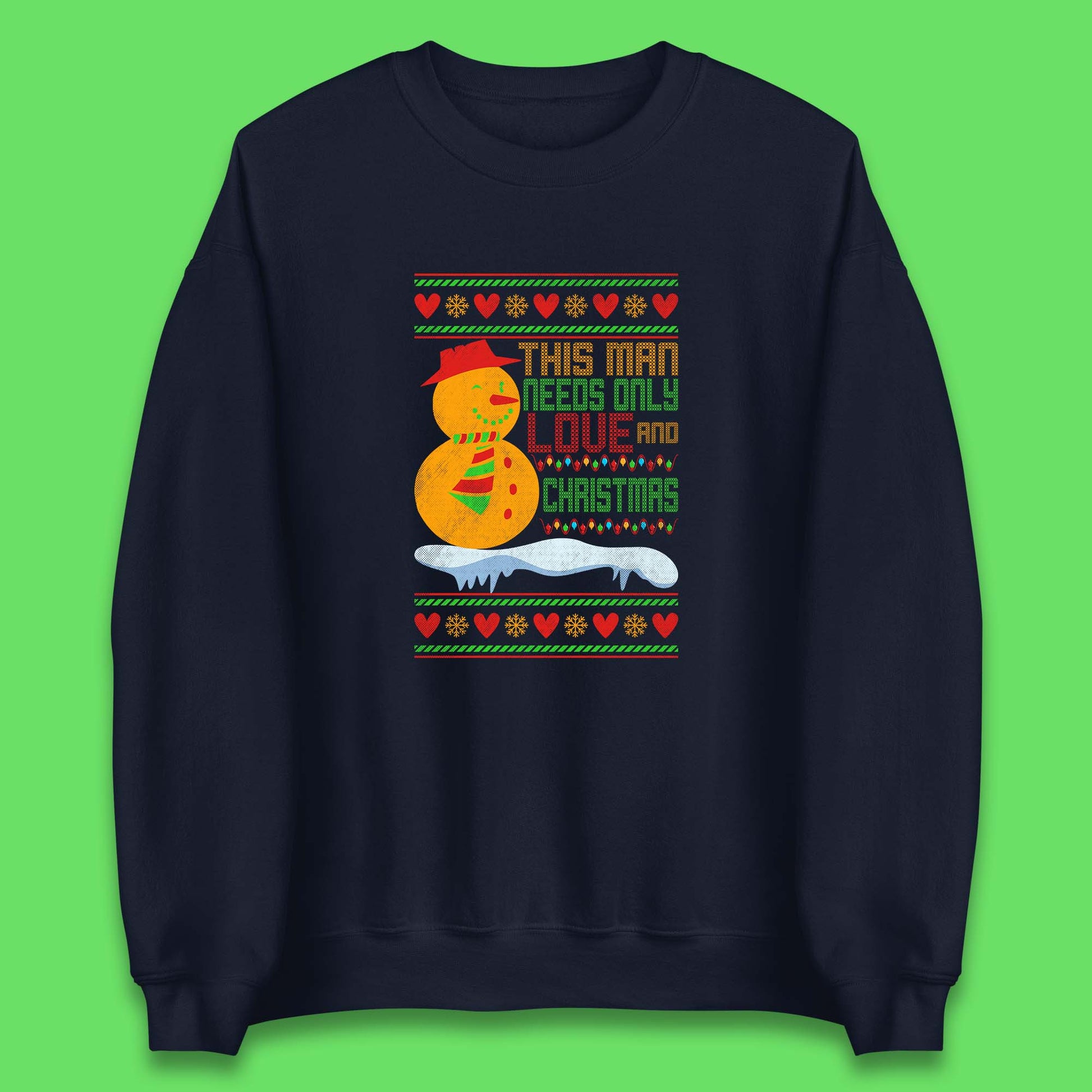 snowman christmas sweatshirt