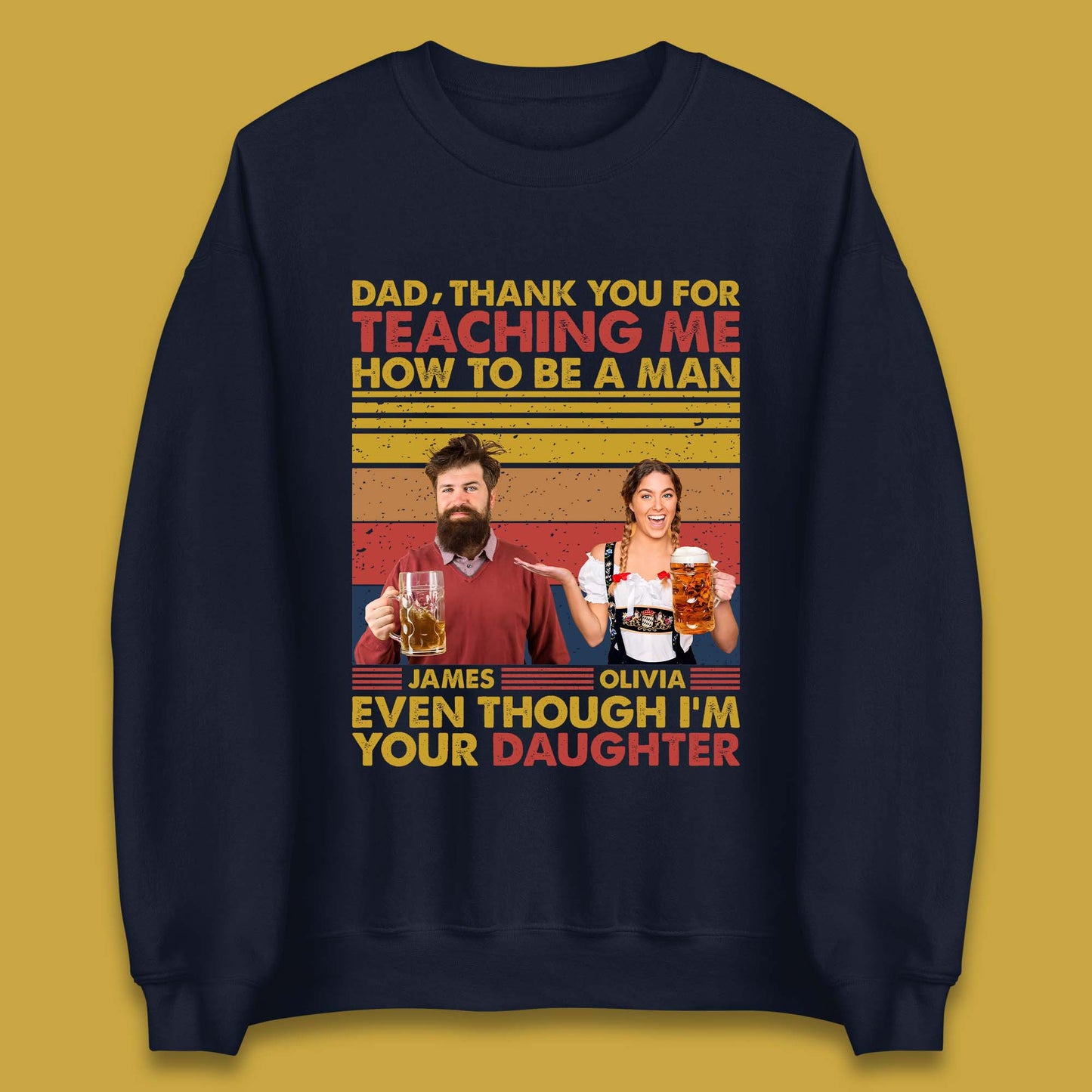 Personalised Thank You For Teaching Me Unisex Sweatshirt