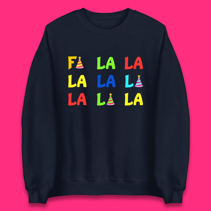 fa la la la christmas song sweatshirt
