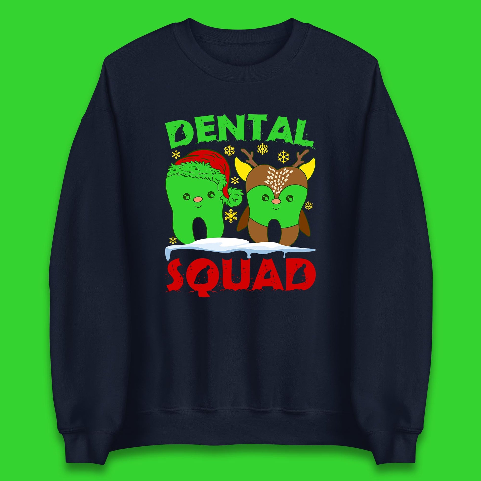 christmas dental squad sweatshirt