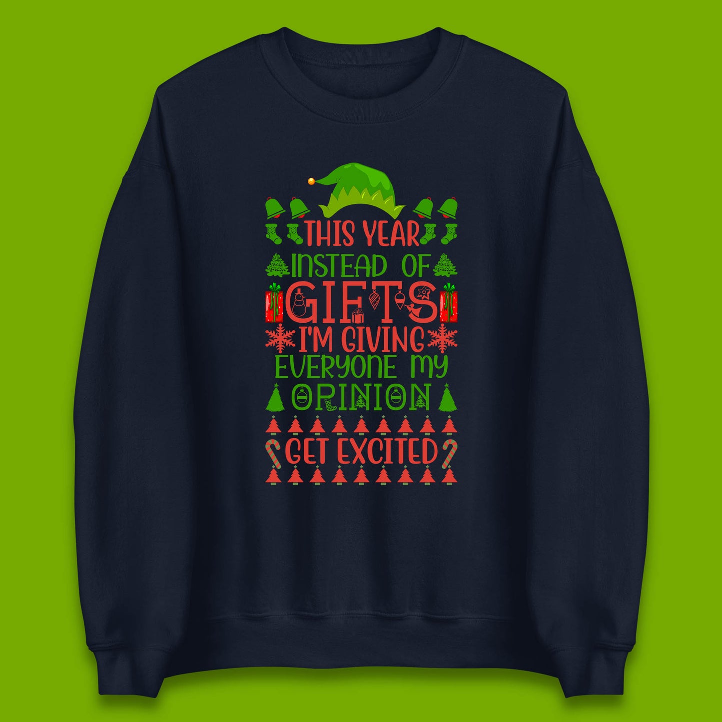 christmas elf sweatshirt