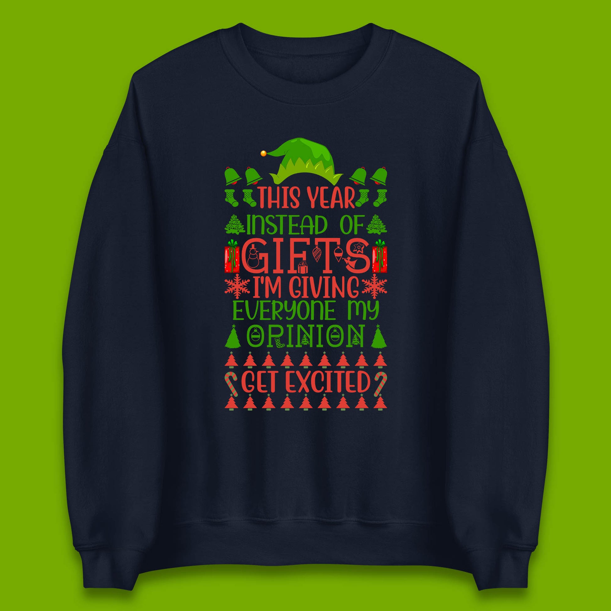 christmas elf sweatshirt