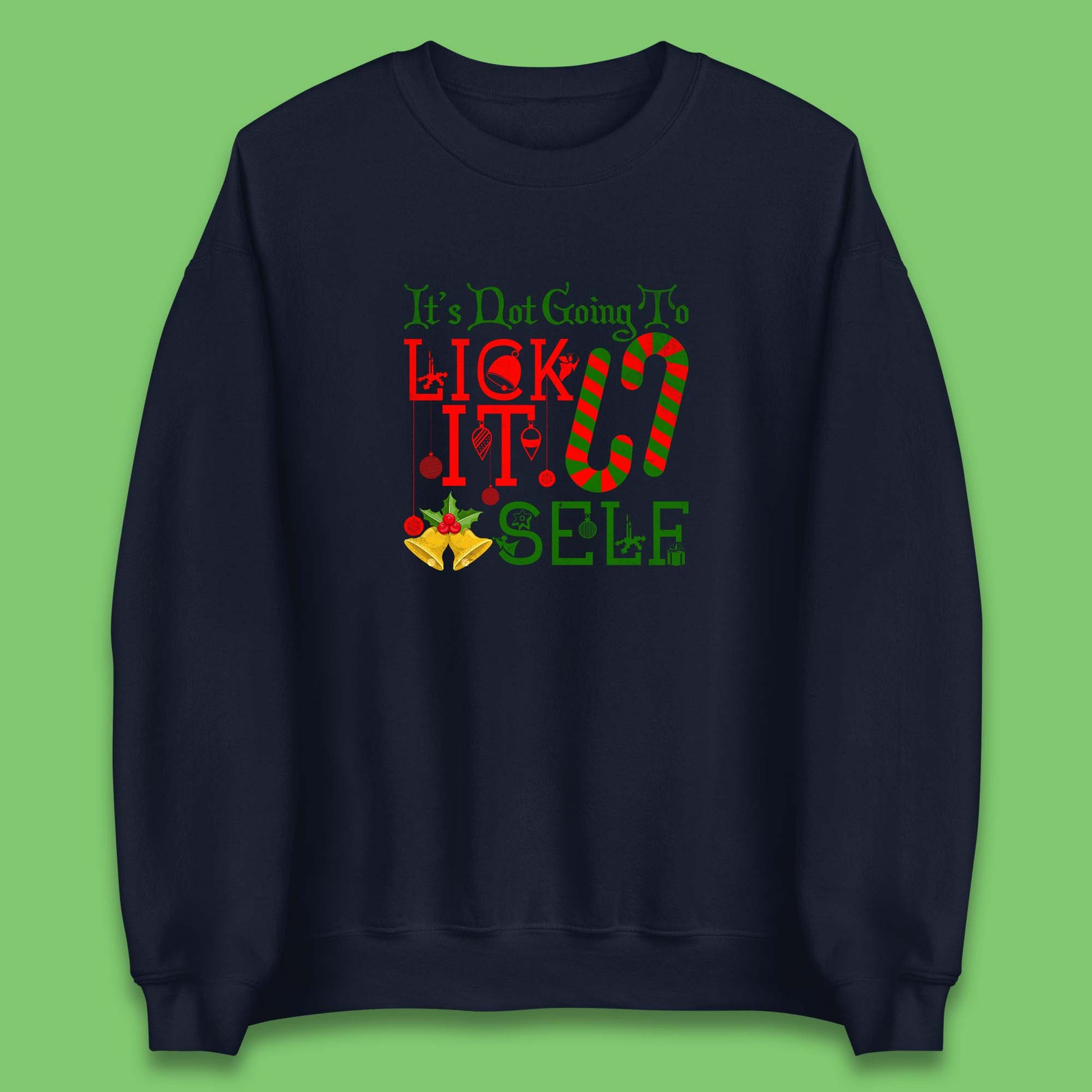 funny christmas candy cane sweatshirt