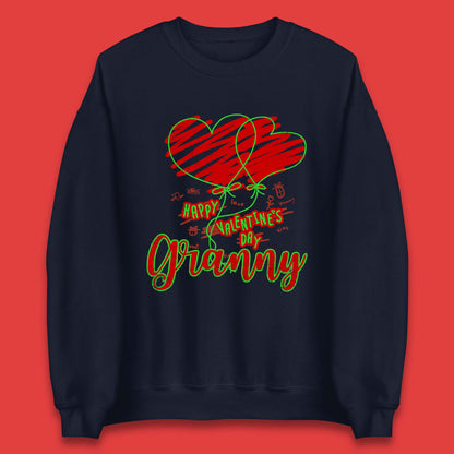 Happy Valentine's Day Granny Unisex Sweatshirt