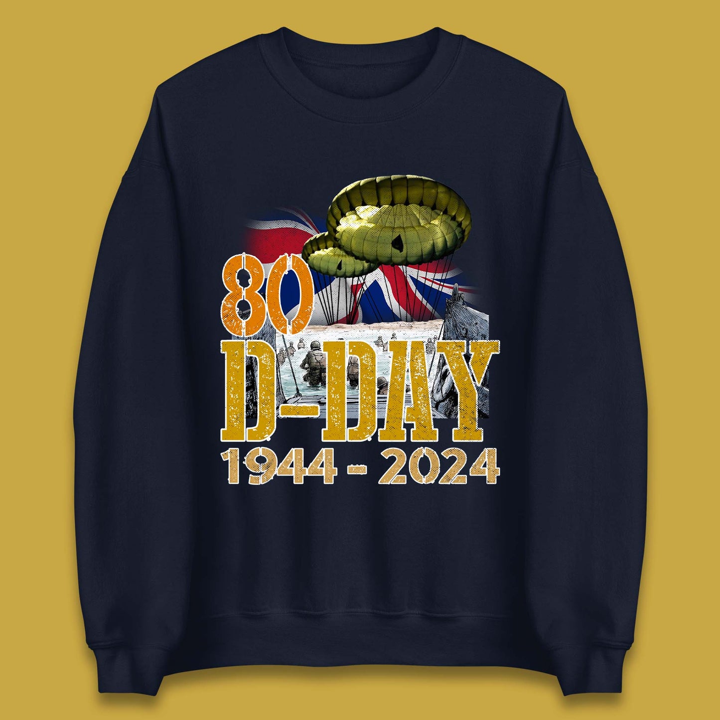 D-Day 1944-2024 Unisex Sweatshirt
