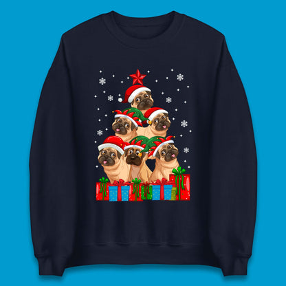 Pug Dog Christmas Jumper
