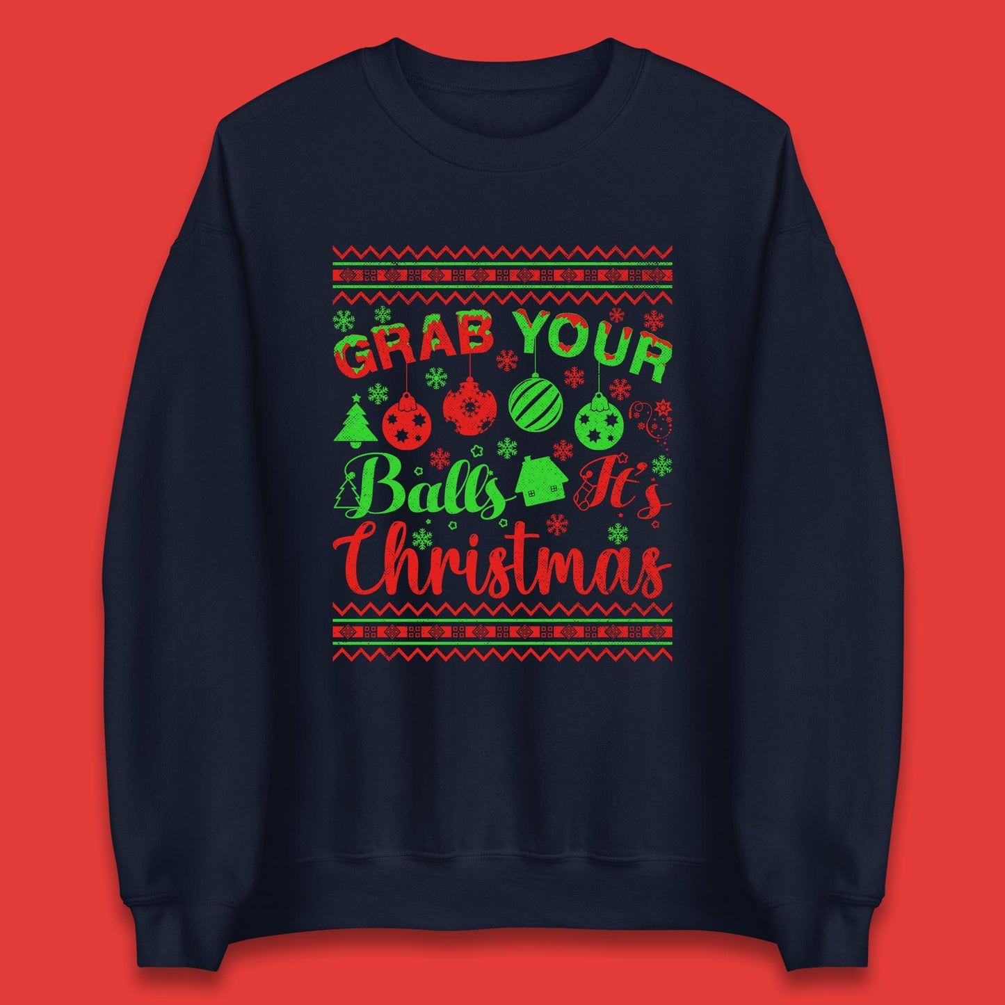 christmas ornament sweatshirt