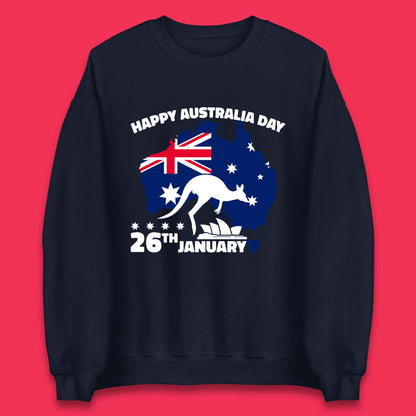 Happy Australia Day 26th January Unisex Sweatshirt