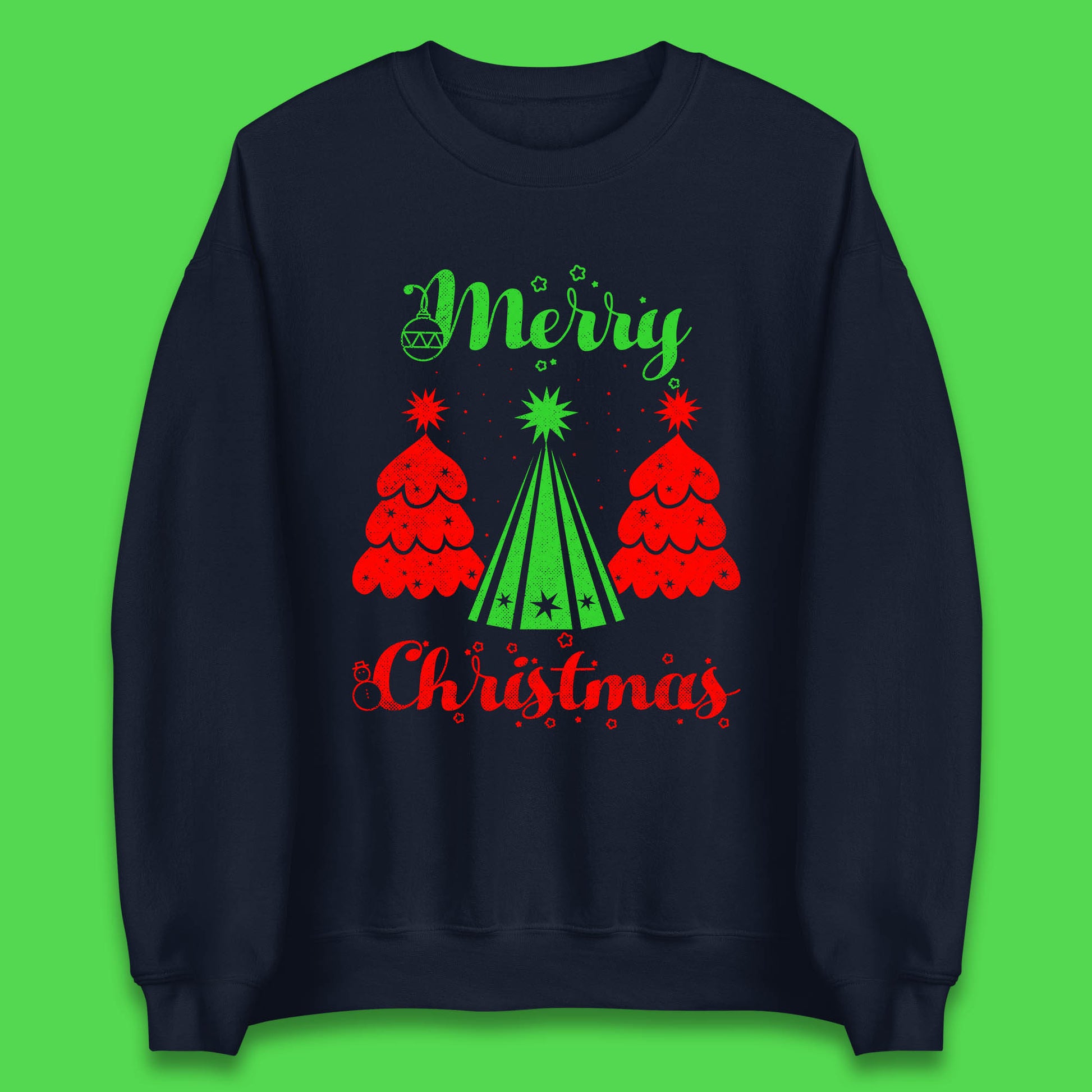 merry christmas tree sweatshirt