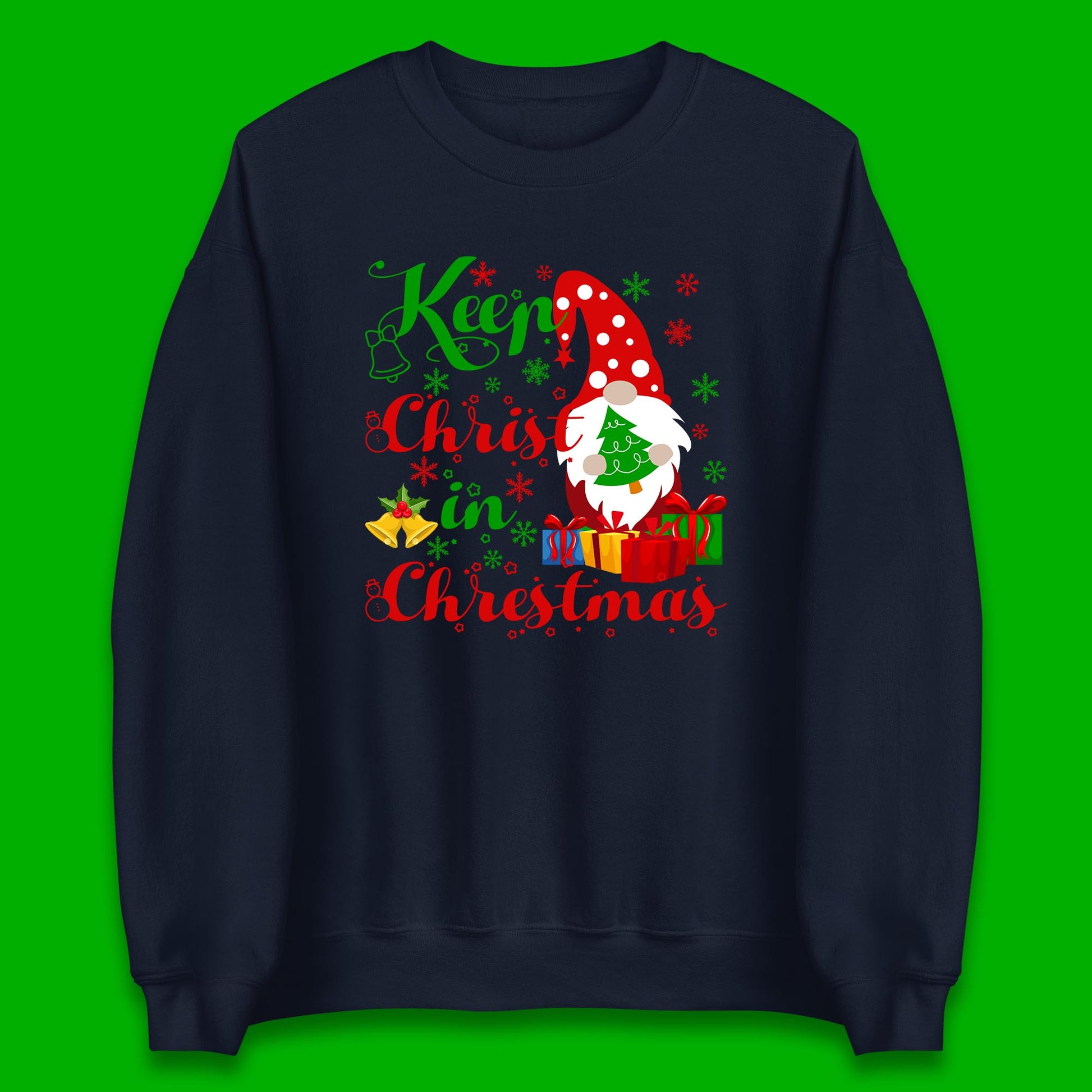 keep christ in christmas sweater