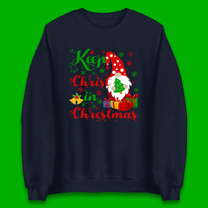 keep christ in christmas sweater