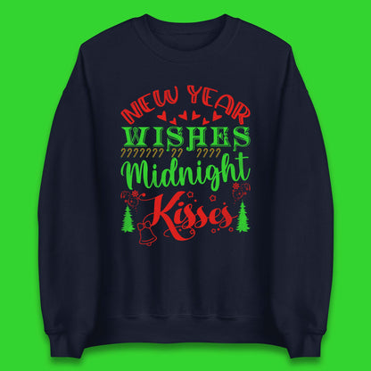 new year wishes christmas sweatshirt