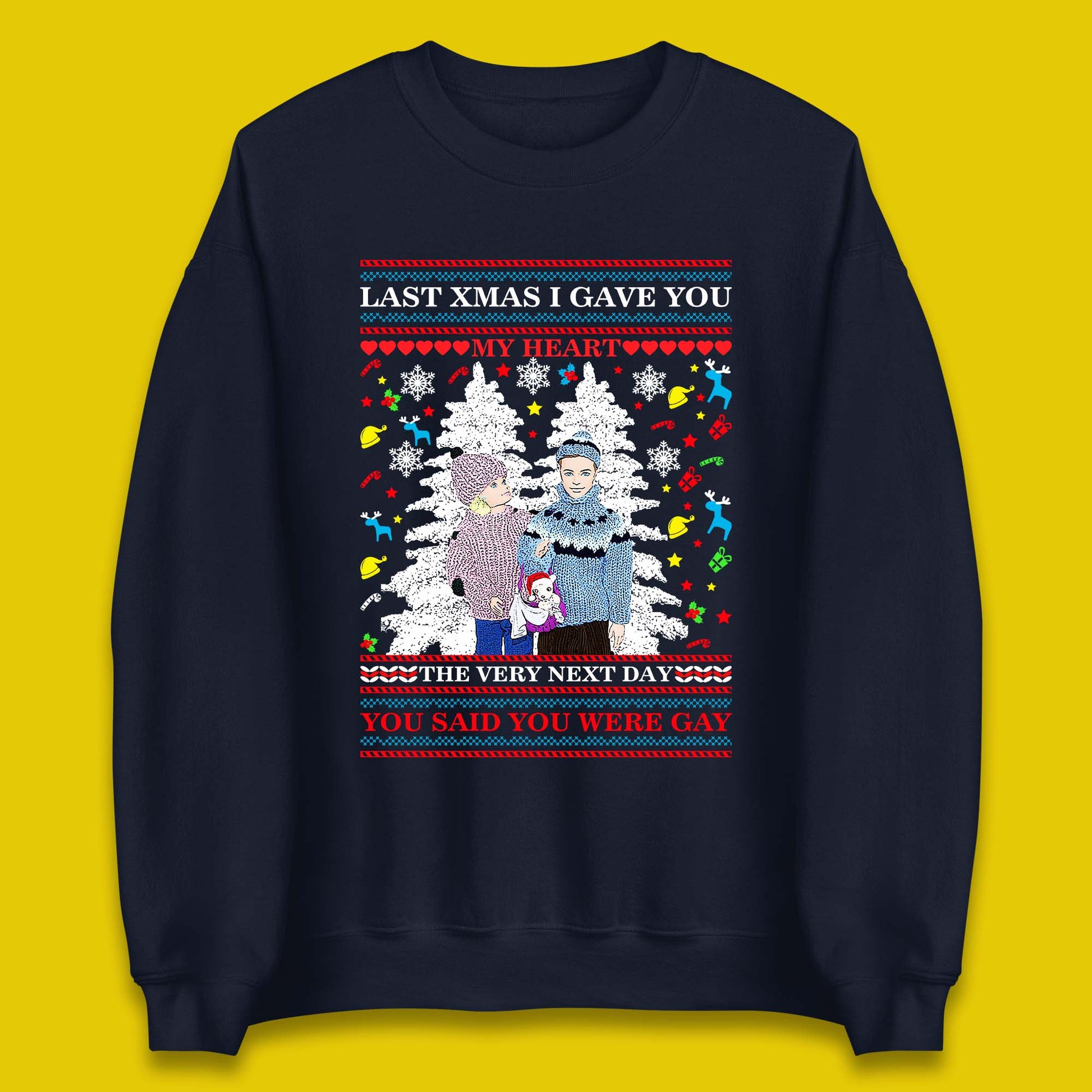 gay christmas sweatshirt