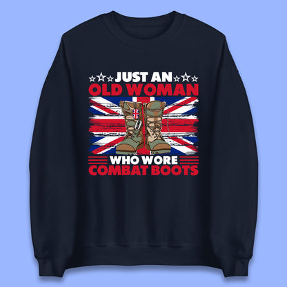 Personalised Just An Old Woman Unisex Sweatshirt