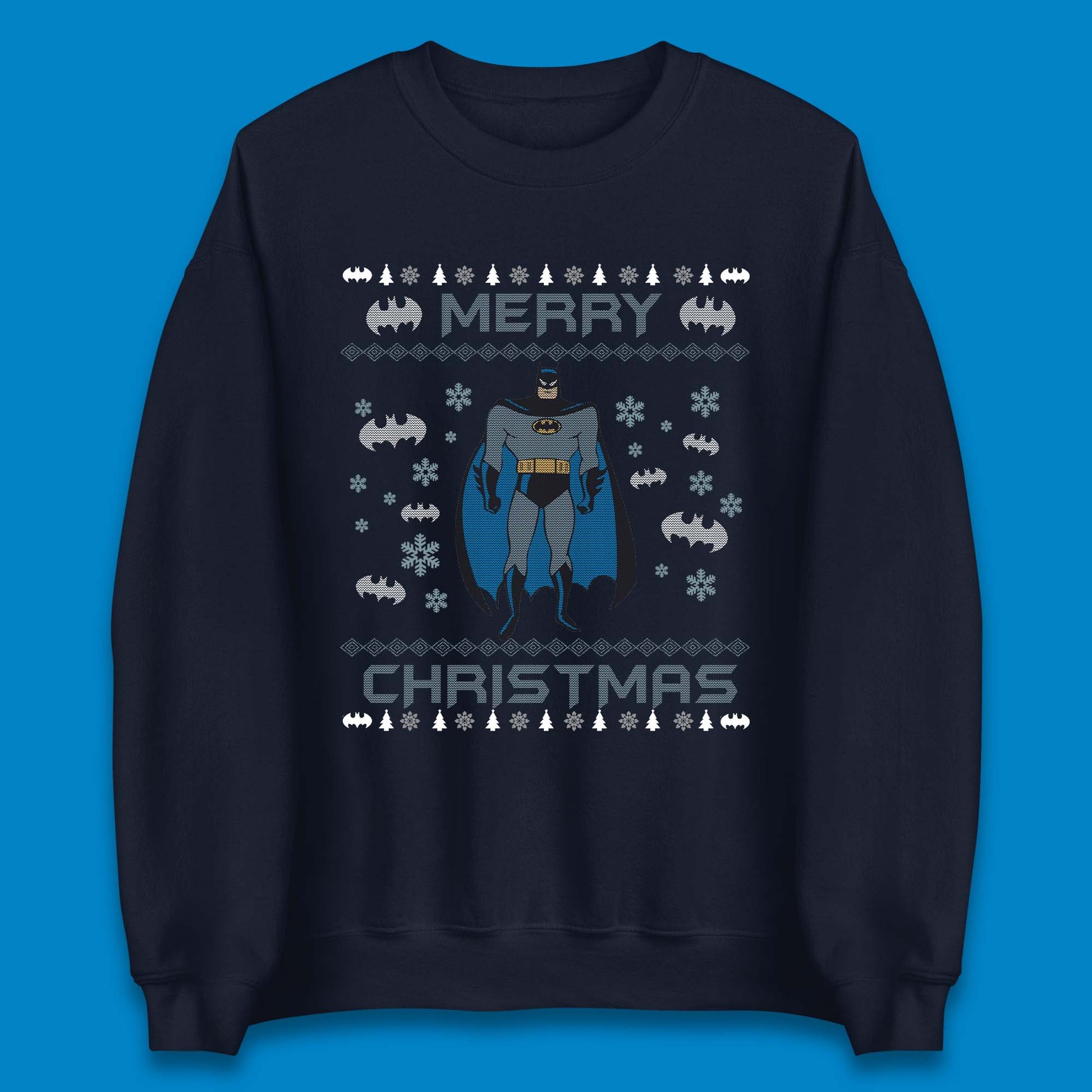 Batman Christmas Jumper Mens