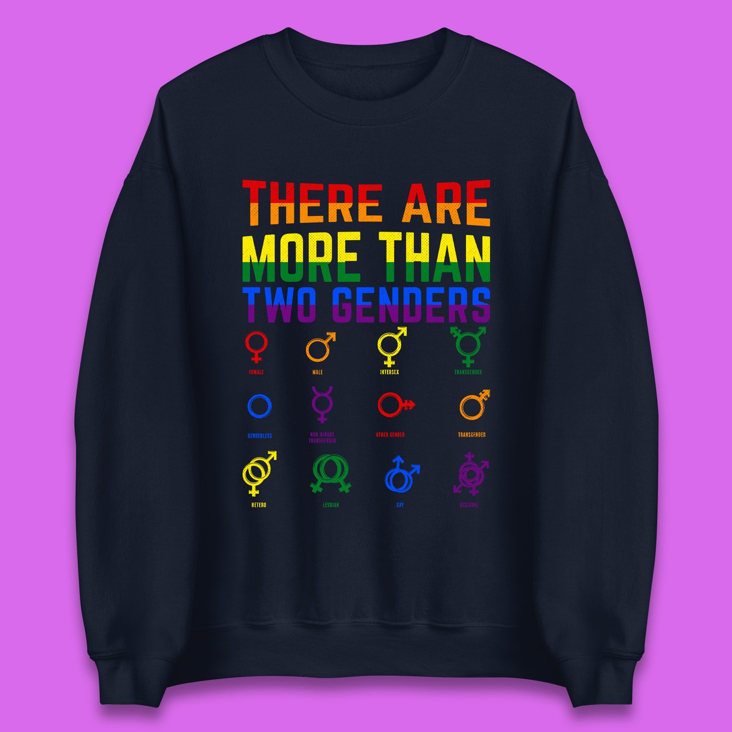 There Are More Than Two Genders Unisex Sweatshirt