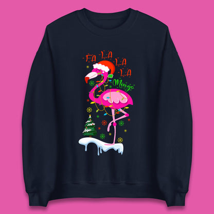 flamingo christmas sweatshirt