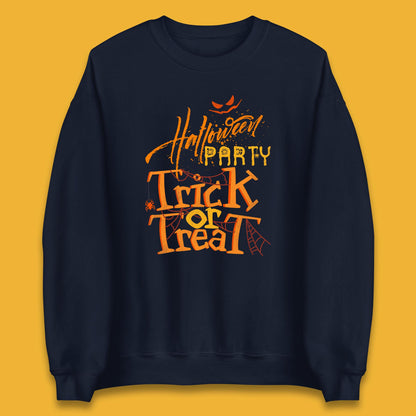Happy Halloween Trick Or Treat Horror Scary Spooky Vibes Unisex Sweatshirt