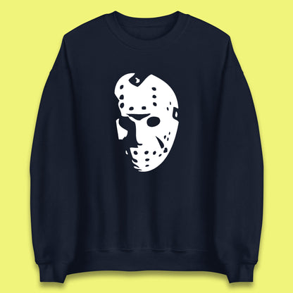 Halloween Jason Voorhees Horror Face Mask Friday The 13th Horror Movie Character Unisex Sweatshirt