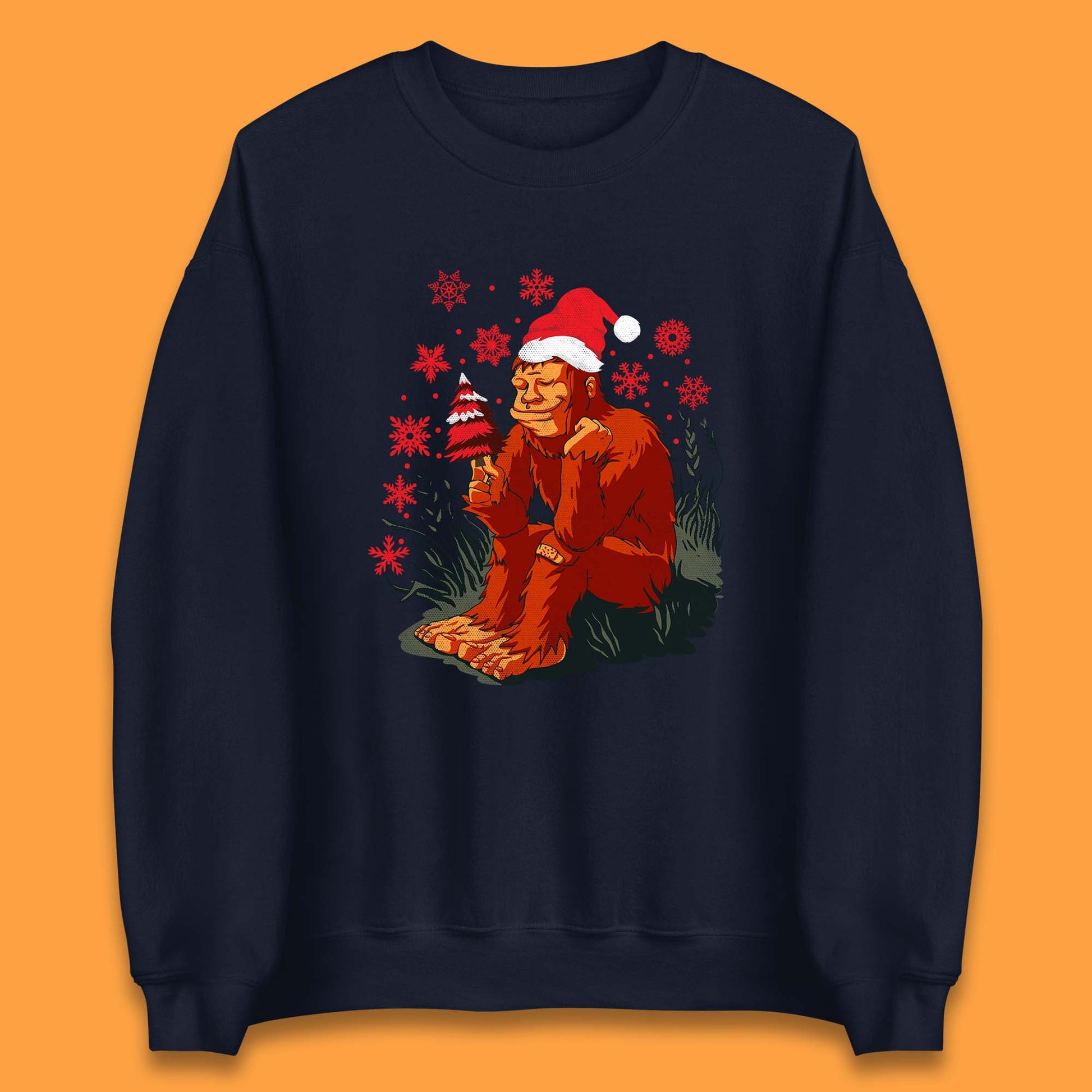 bigfoot christmas sweatshirt