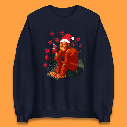bigfoot christmas sweatshirt