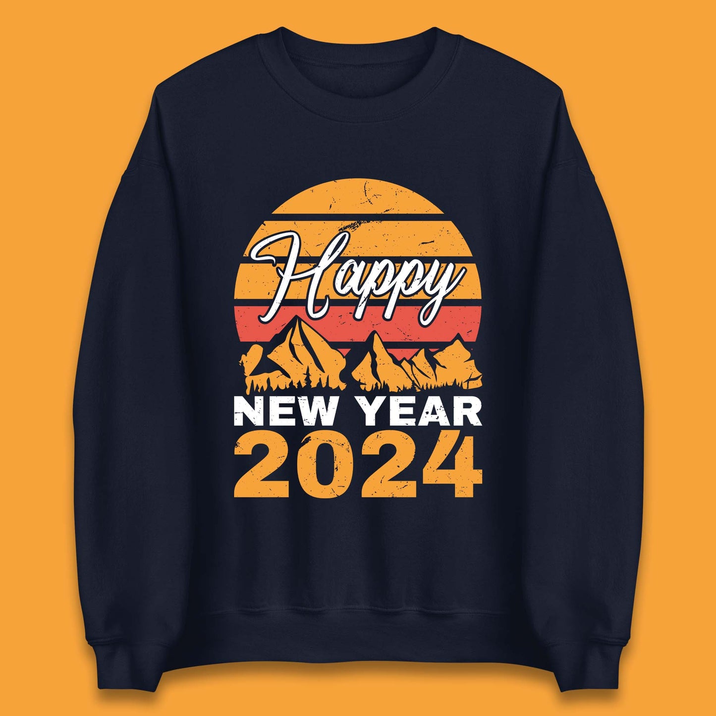 Happy New Year 2024 Camping Camping Unisex Sweatshirt