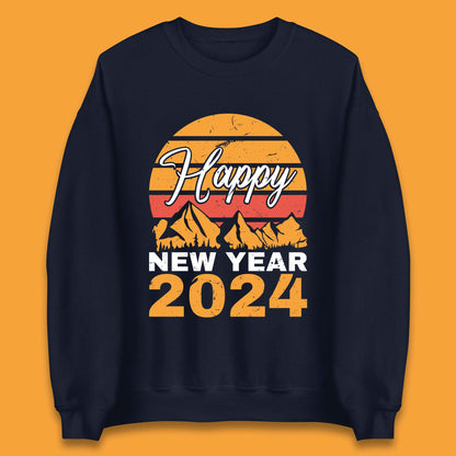 Happy New Year 2024 Camping Camping Unisex Sweatshirt