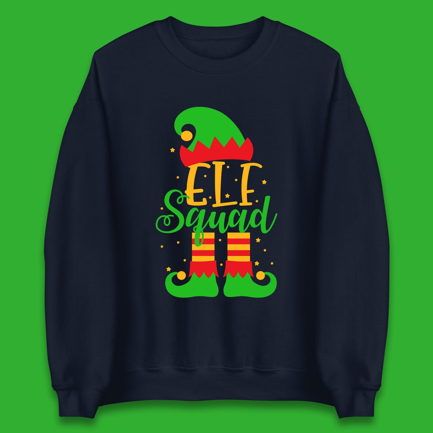 christmas elf squad sweatshirt