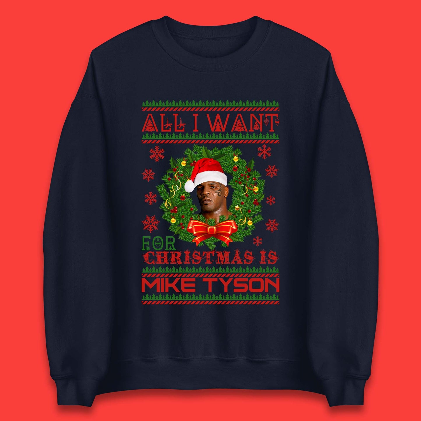 Mike Tyson Christmas Jumper