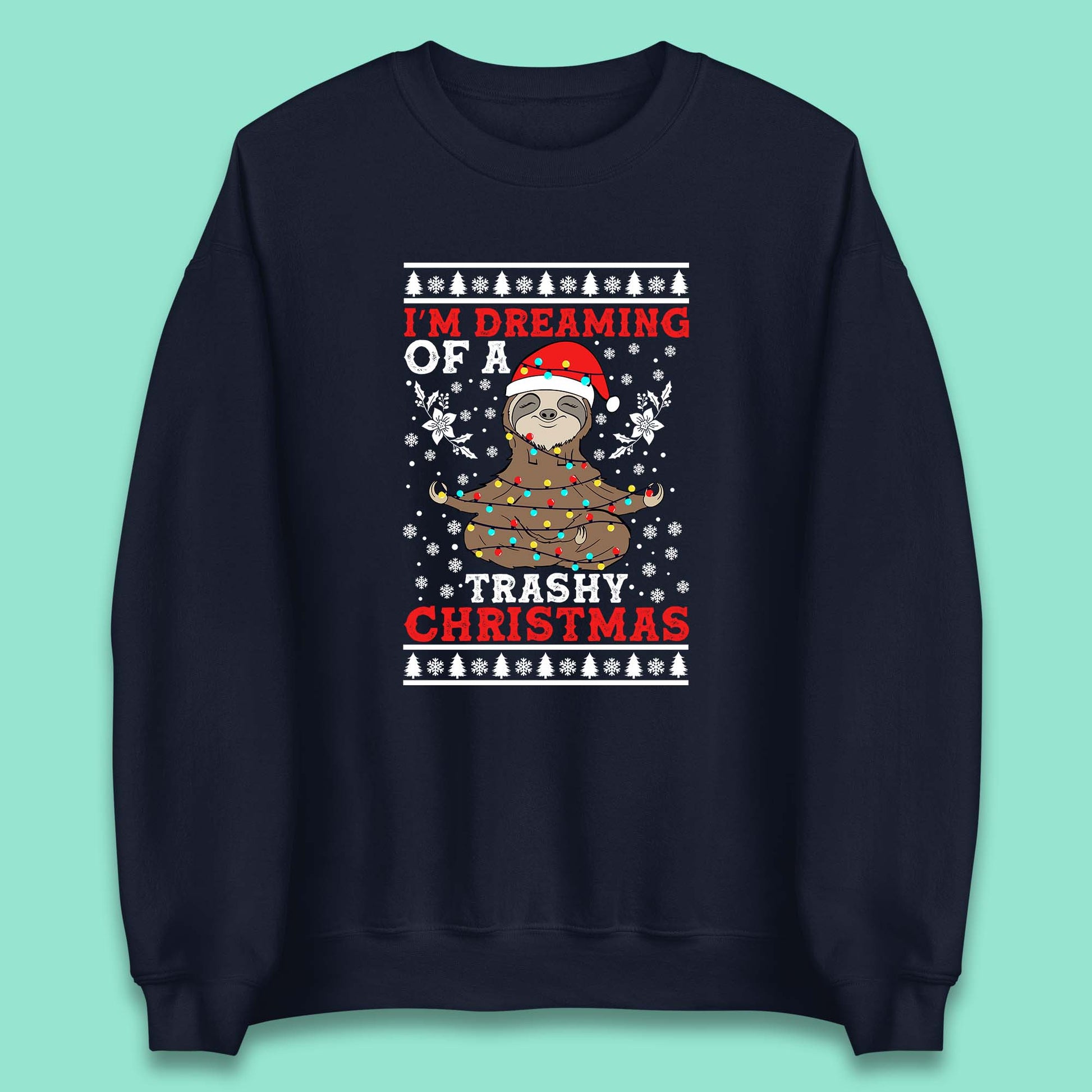sloth christmas sweatshirt