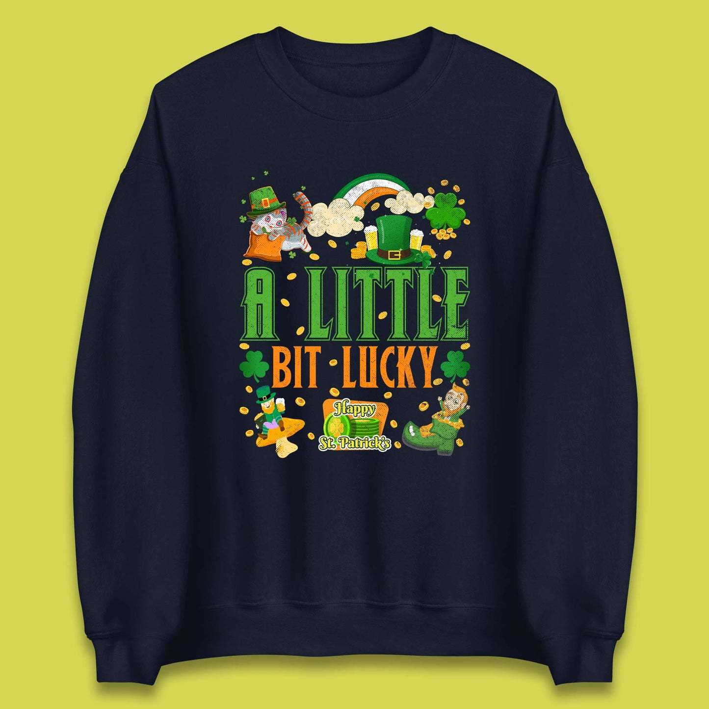 A Little Bit Lucky St. Patrick's Unisex Sweatshirt