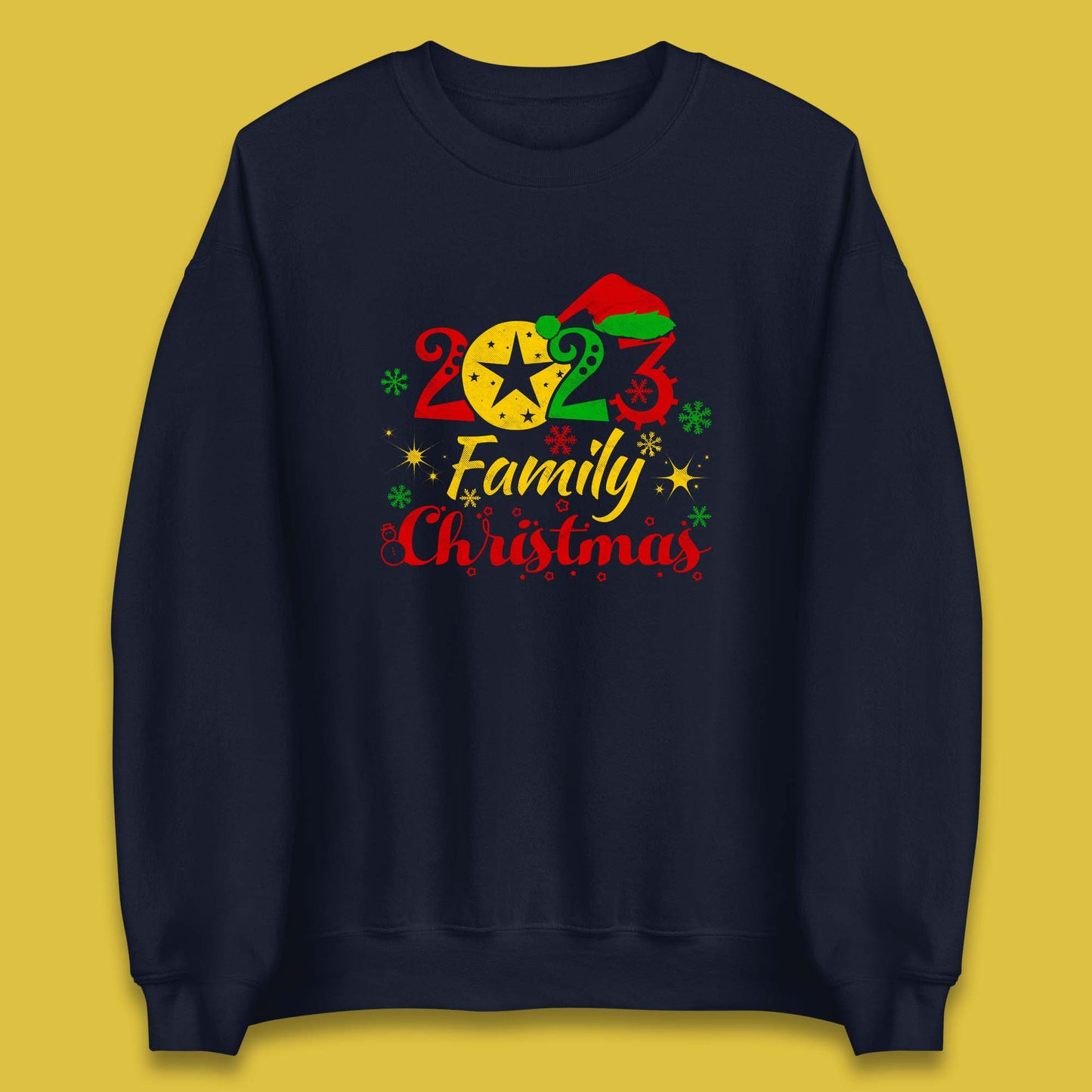 Family Christmas 2023 Christmas Matching Family Costume Xmas Unisex Sweatshirt