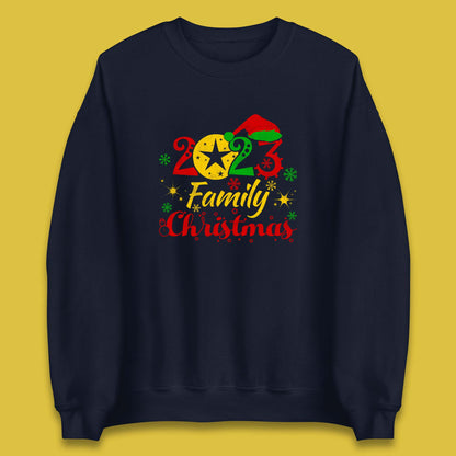 Family Christmas 2023 Christmas Matching Family Costume Xmas Unisex Sweatshirt