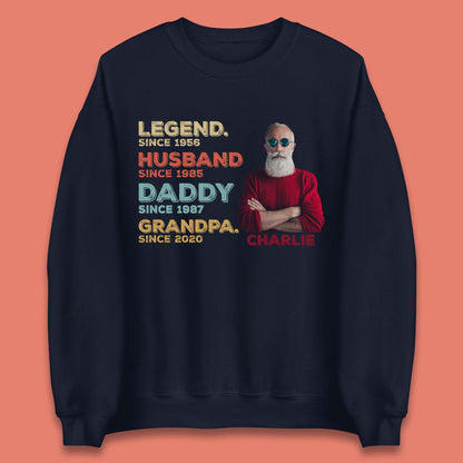 Personalised Legend Husband Daddy Grandpa Unisex Sweatshirt