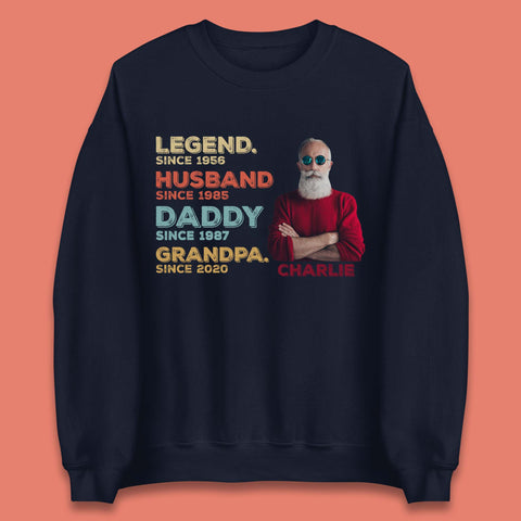 Personalised Legend Husband Daddy Grandpa Unisex Sweatshirt
