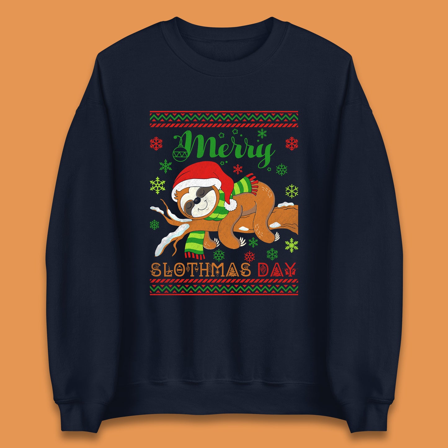 sloth christmas sweatshirt