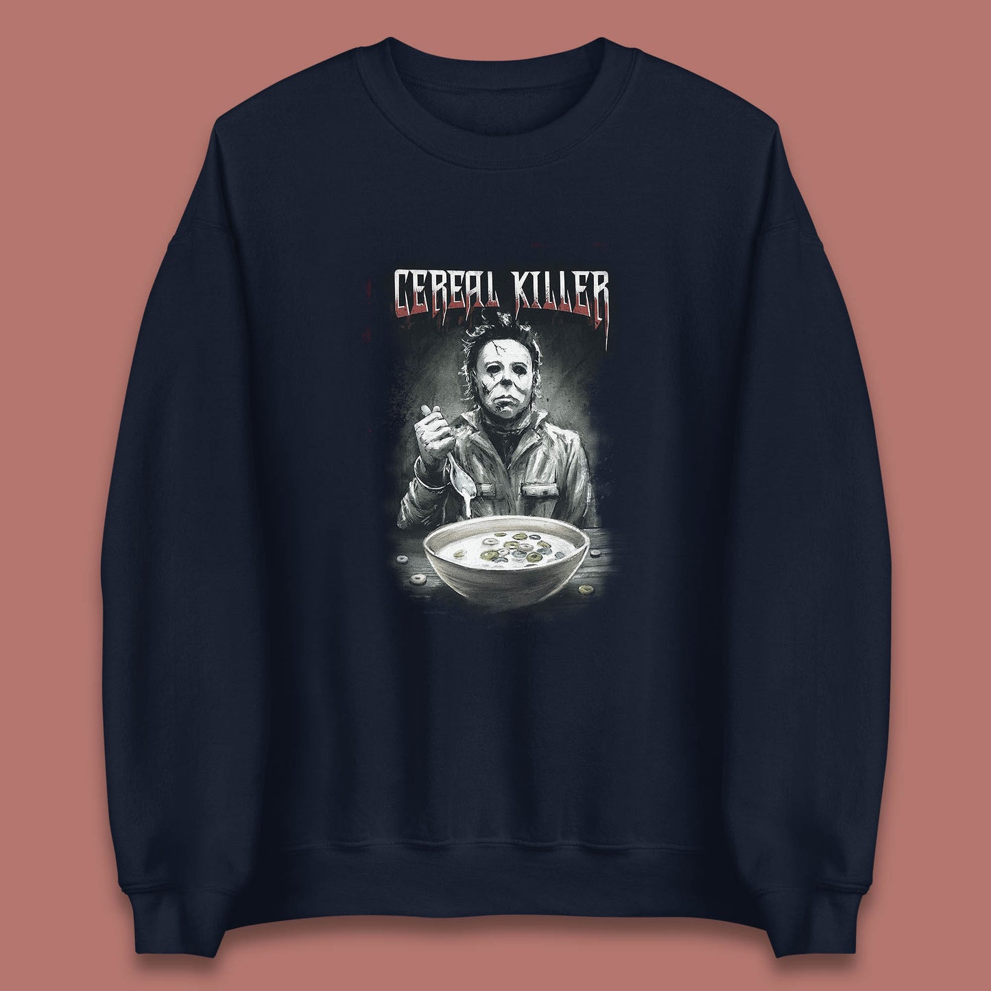 Michael Myers Cereal Killer Halloween Serial Killer Horror Movie Character Unisex Sweatshirt