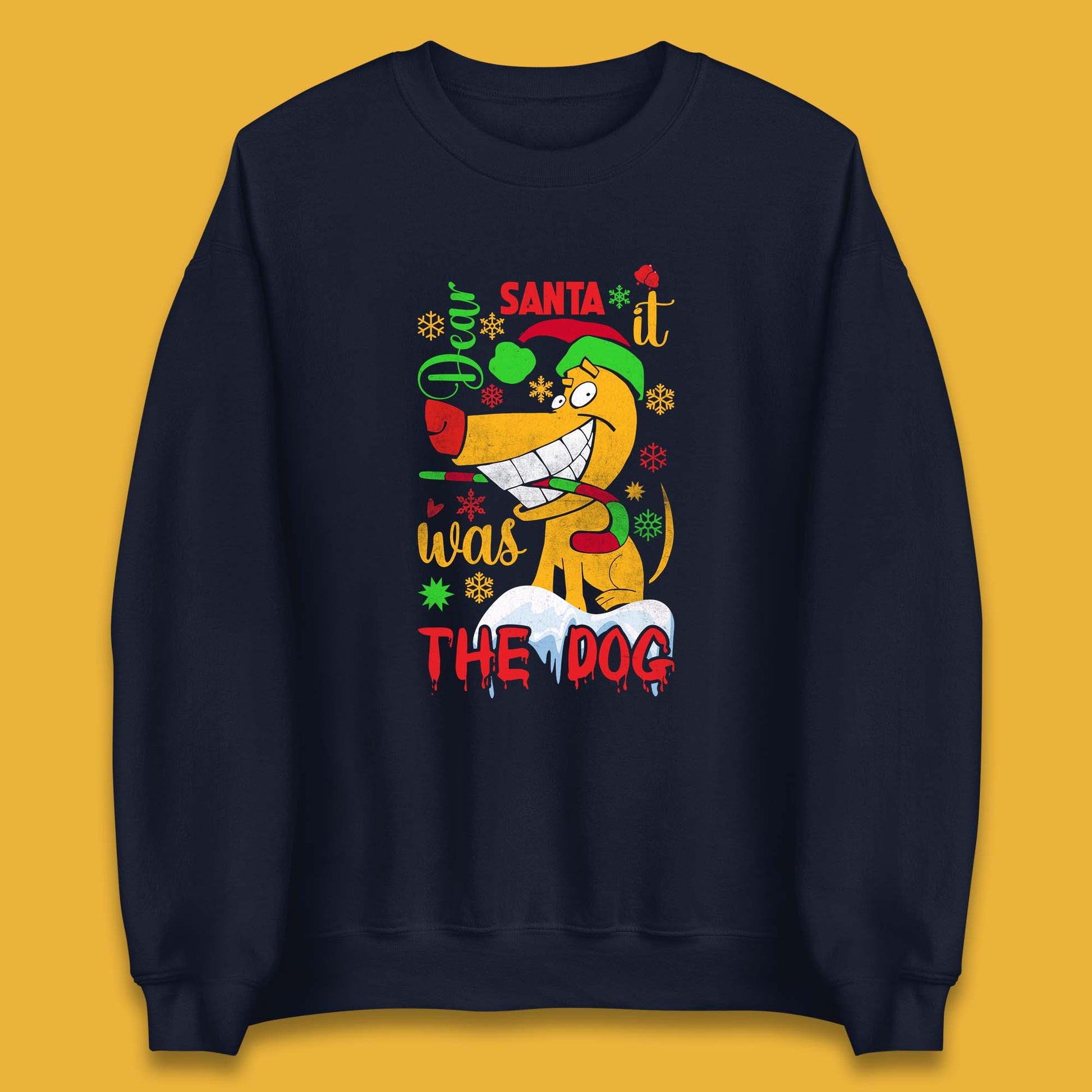 christmas dog sweatshirt