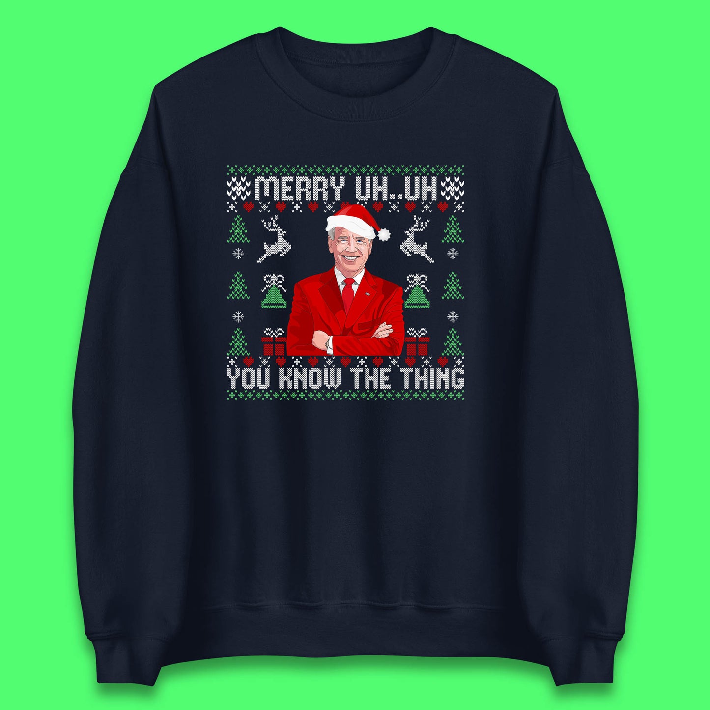 joe biden christmas sweatshirt