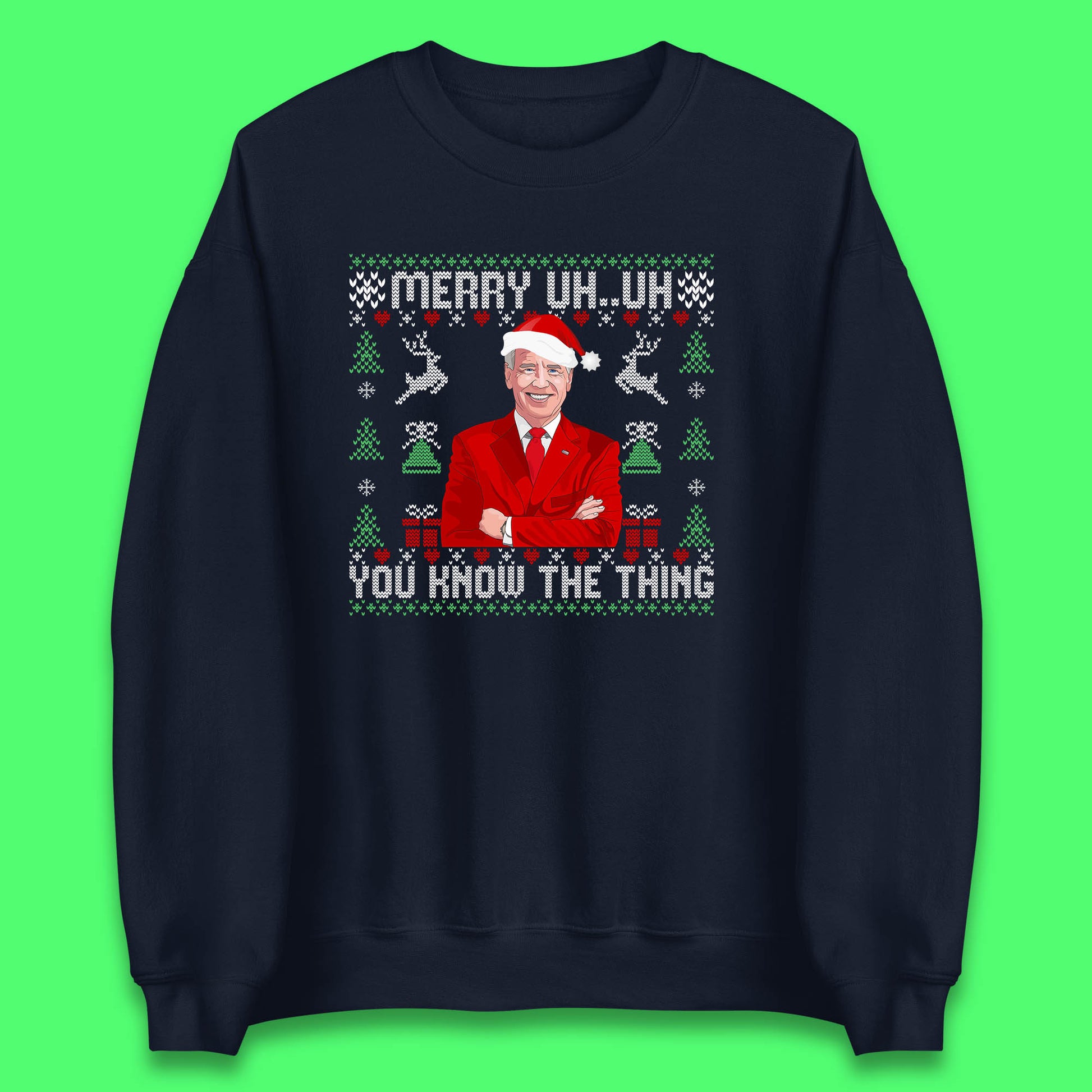 joe biden christmas sweatshirt