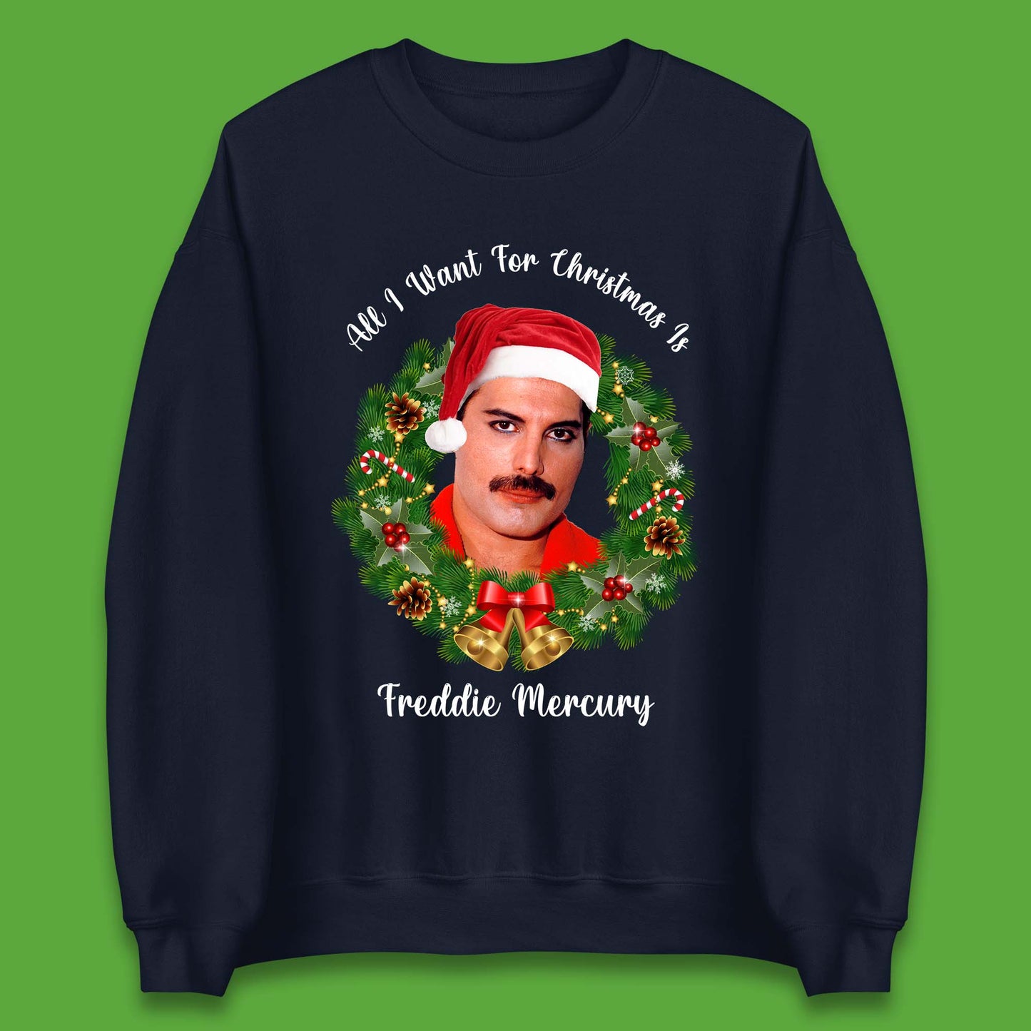 Freddie Mercury Christmas Jumper