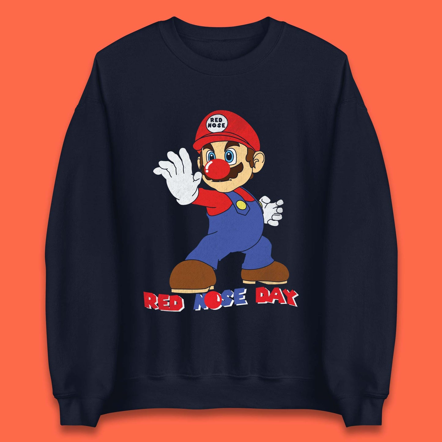 Super Mario Red Nose Day Sweatshirt