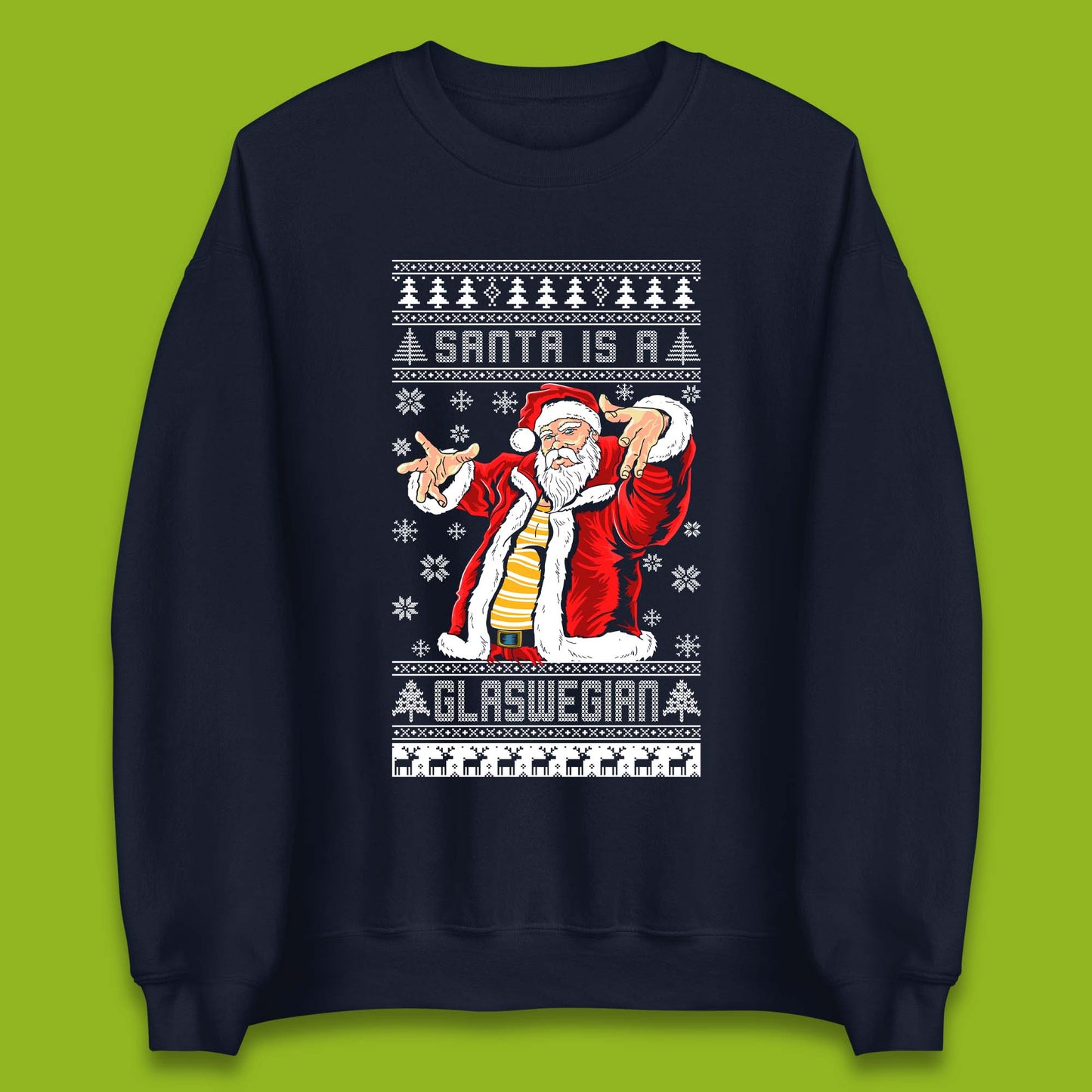 Santa Is A Glaswegian Christmas Unisex Sweatshirt