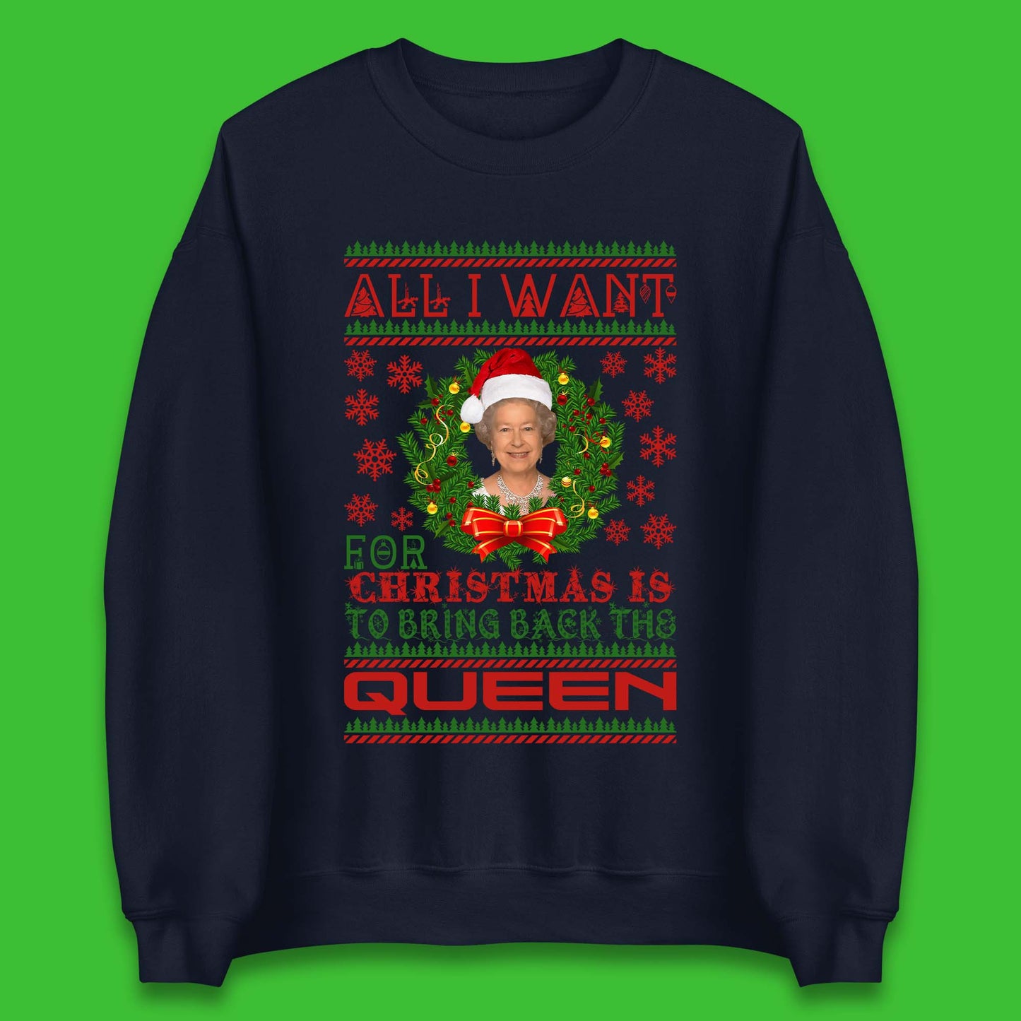 Queen Elizabeth Christmas Sweater