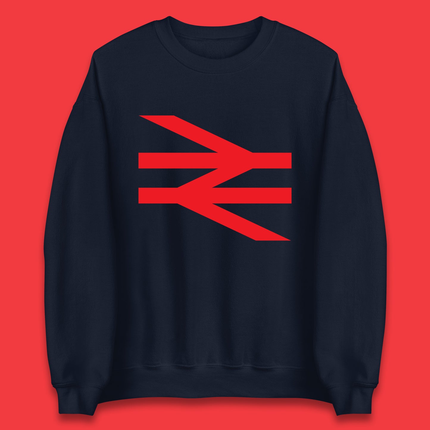 British Rail Union Jack Logo Trains Trainspotter Train Nationalisation Britain Uk Labour Politics Unisex Sweatshirt