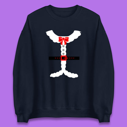 santa costume christmas sweatshirt